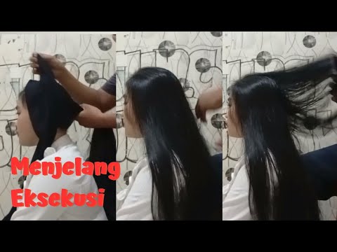 Gak Nyangka,, Rambut indahnya kak sella Dipotong seperti ini | menjelang eksekusi haircut