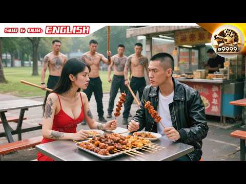 War God Takes Wife To Eat Street BBQ, Thugs Messing With Him, He Destroys Them All With One Punch