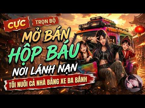 Mở hộp mù trên đường tị nạn, dùng xe ba gác nuôi cả nhà