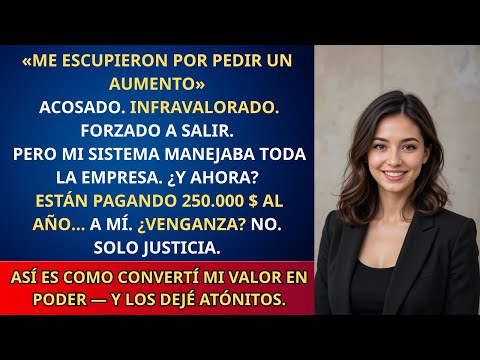 Mi jefe me acosó tras pedir un aumento — ahora paga 250.000 $ al año por mi sistema