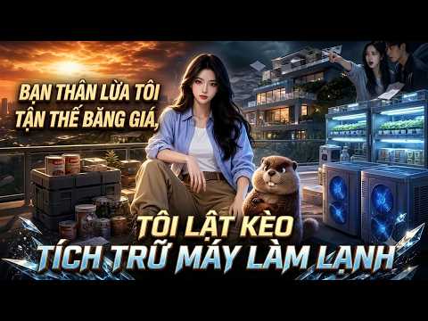 Bạn thân lừa tôi tận thế băng giá, tôi lật kèo tích trữ máy làm lạnh | Full trọn bộ