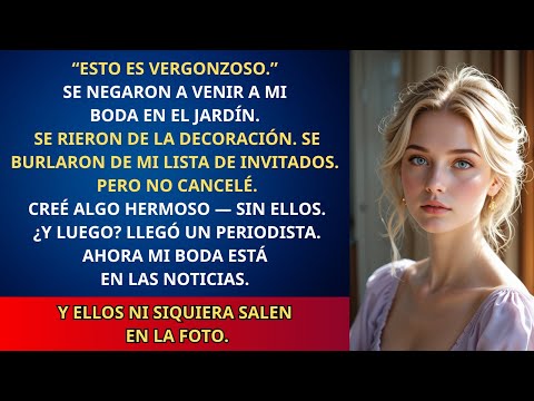 Mi familia llamó vergonzosa mi boda — hasta que salió en las noticias sin ellos
