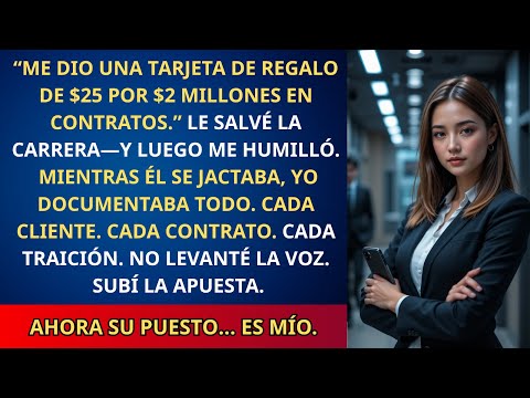 El jefe me dio $25 por $2 millones en contratos—me llevé sus clientes… y su puesto
