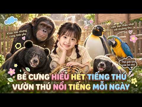 Bé cưng hiểu hết tiếng thú vườn thú nổi tiếng mỗi ngày Full trọn bộ