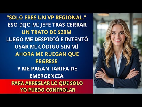 Mi jefe robó mi sistema de $28M—ahora me paga por arreglar lo que solo yo sé construir