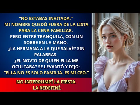 Mi familia me prohibió el cumple de mamá — entonces el novio de mi hermana dijo: “Es mi CEO”