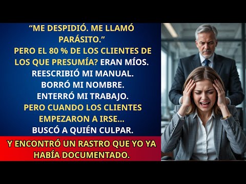 El nuevo jefe me llamó “parásito” y me echó—luego perdió el 80 % de sus clientes, sin saber por qué…