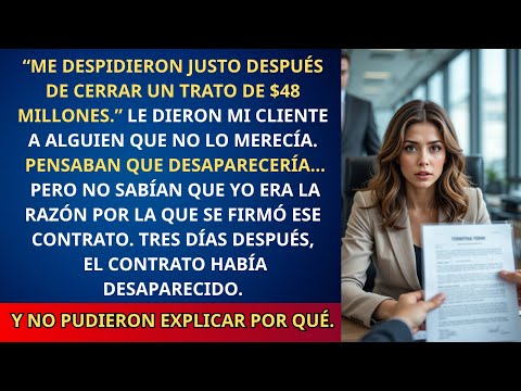 Mi jefe me despidió tras el mayor trato — pero no sabía que ya lo había superado con astucia