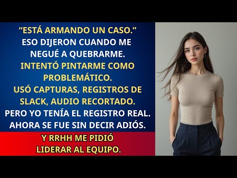 Mi compañera intentó borrarme—ahora se fue y RRHH me pidió capacitar a su reemplazo