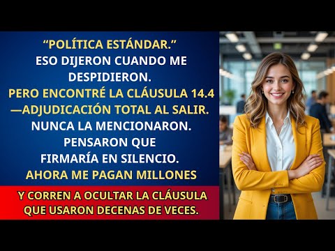 Me despidieron sin razón—ahora una cláusula olvidada les cuesta millones en acciones