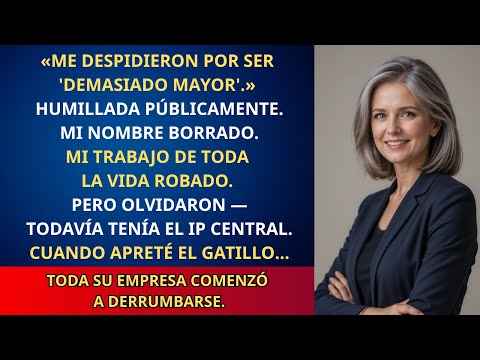 El jefe me despidió públicamente por ser «demasiado mayor» — sin saber que tenía su IP…