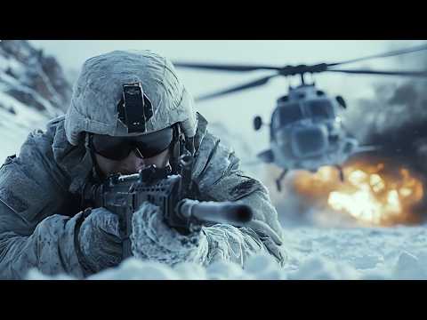 Trực thăng Mỹ bắn loạn xạ trên mặt băng, xạ thủ giả chết bất ngờ bắn cháy trực thăng! Phim hành động