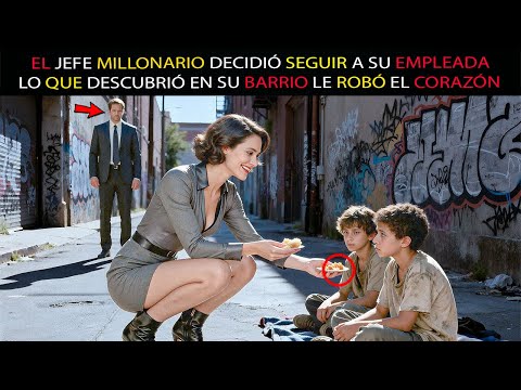 EL JEFE MILLONARIO DECIDIÓ SEGUIR A SU EMPLEADA... LO QUE DESCUBRIÓ EN SU BARRIO LE ROBÓ EL CORAZÓN