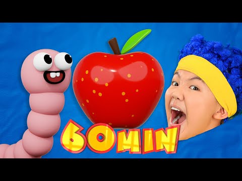 Om-Nom-Nom with Mini DB | Mega Compilation | D Billions Kids Songs