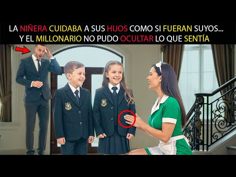 LA NIÑERA CUIDABA A SUS HIJOS COMO SI FUERAN SUYOS... Y EL MILLONARIO NO PUDO OCULTAR LO QUE SENTÍA