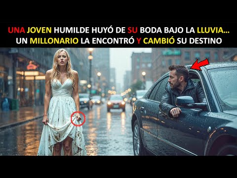 UNA JOVEN HUMILDE HUYÓ DE SU BODA BAJO LA LLUVIA… UN MILLONARIO LA ENCONTRÓ Y CAMBIÓ SU DESTINO...