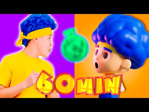 Magic Turning into New Heroes | Mega Compilation | D Billions Kids Songs