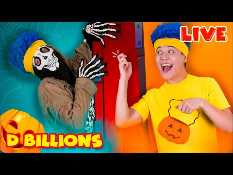 LIVE – D Billions Halloween Songs & Fun | Trick or Treat Story Special