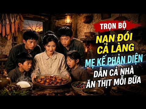 Thập niên 60 mẹ kế xuyên không có hệ thống cưng chiều 4 đứa con riêng thay vì bán đi