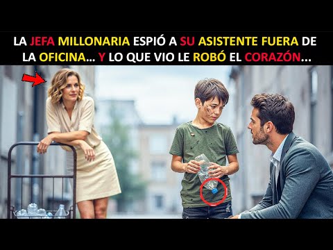 LA JEFA MILLONARIA ESPIÓ A SU ASISTENTE FUERA DE LA OFICINA… Y LO QUE VIO LE ROBÓ EL CORAZÓN...