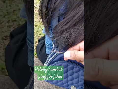 potong rambut pinggir jalan | SEGERA #hair #hairplay #potongrambut #escape #haircut #fyp